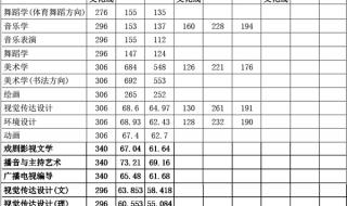 河南师范大学艺术类分数线