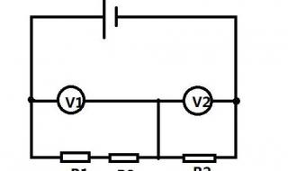 电压表串联在电路中
