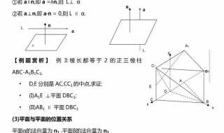 空间向量与立体几何